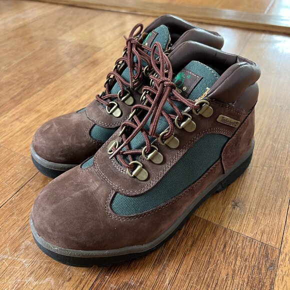 Timberland Brown Junior Field Boot Size US 5.5 - Picture 2 of 6